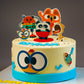 Lingo Kids Cartoon Cake