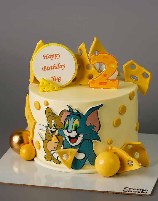 Tom & Jerry Cartoon Cake