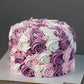 Floral Ombre Cream Rose Cake