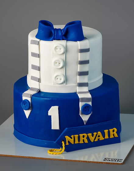 Gentleman Suit Theme Cake