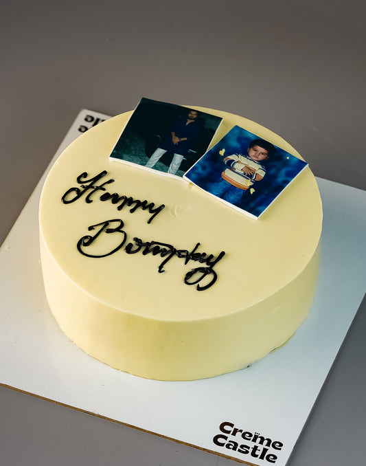 Custom Photo Birthday Cake