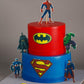 Superhero Mix Theme Cake