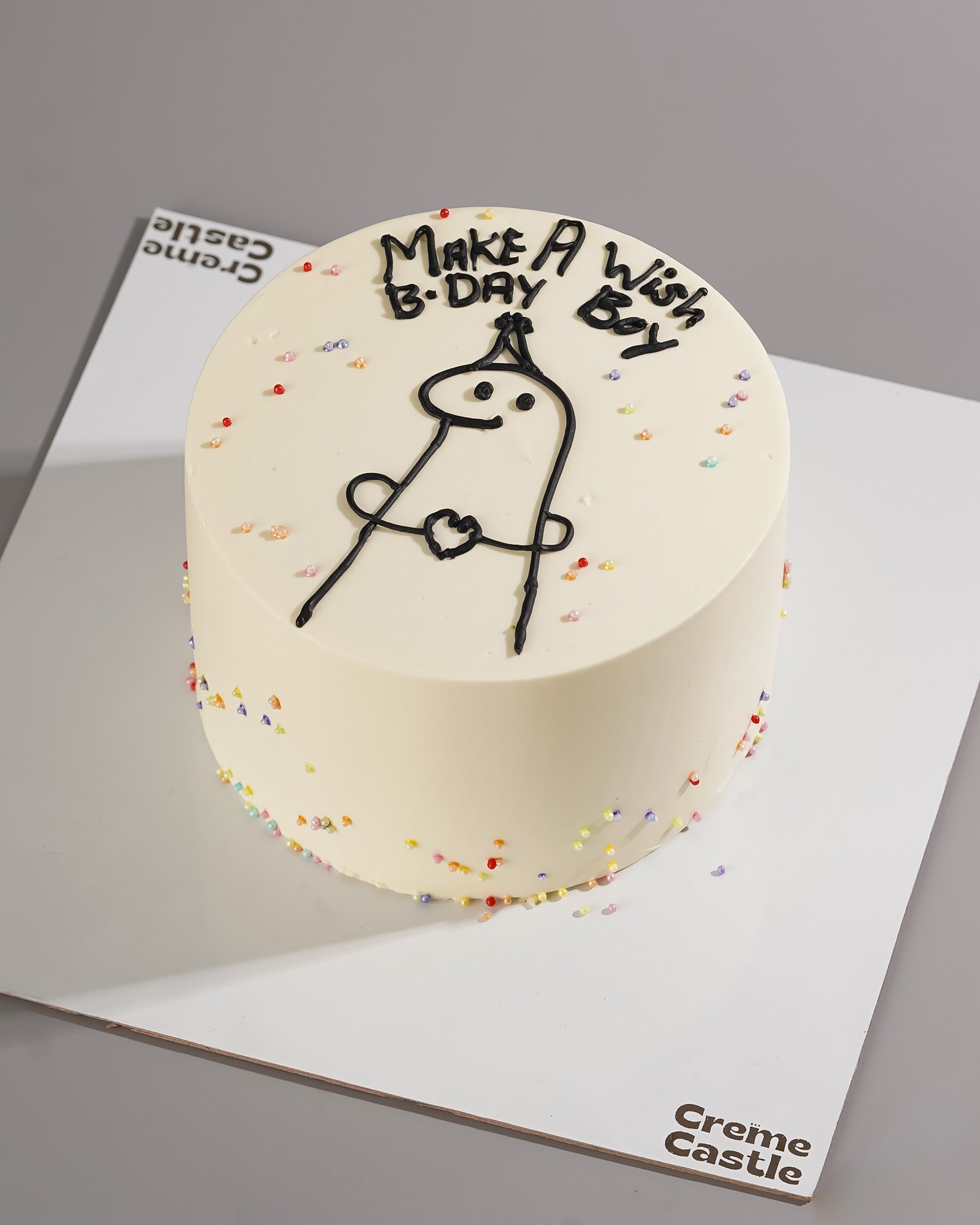 Gen Z Doodle Meme Cake