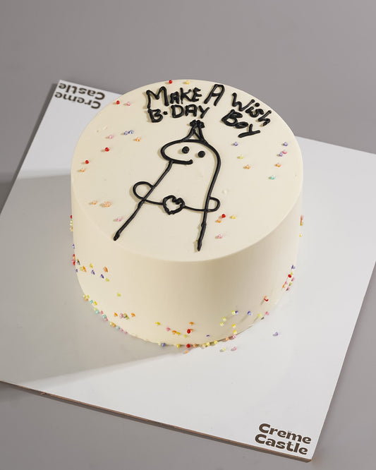 Gen Z Doodle Meme Cake