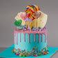 Candy Drip Birthday Cake