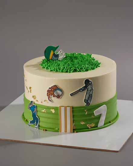Cricket theme Birthday Cake