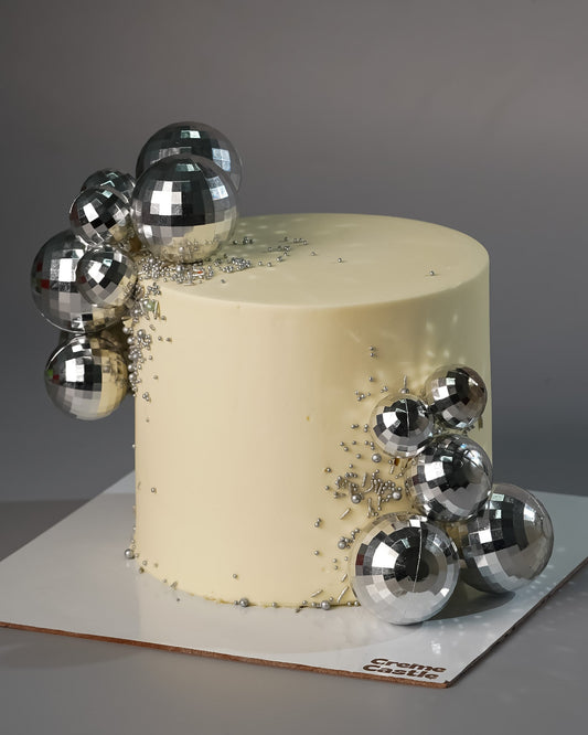 Disco Balls Party Cake