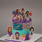 K-Pop Anime Theme Cake