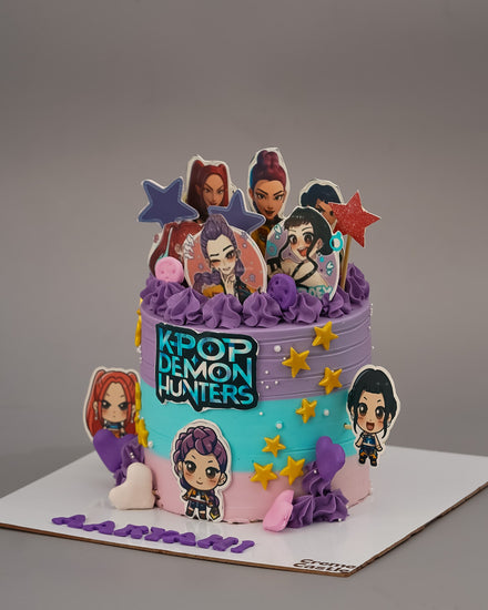 K-Pop Anime Theme Cake