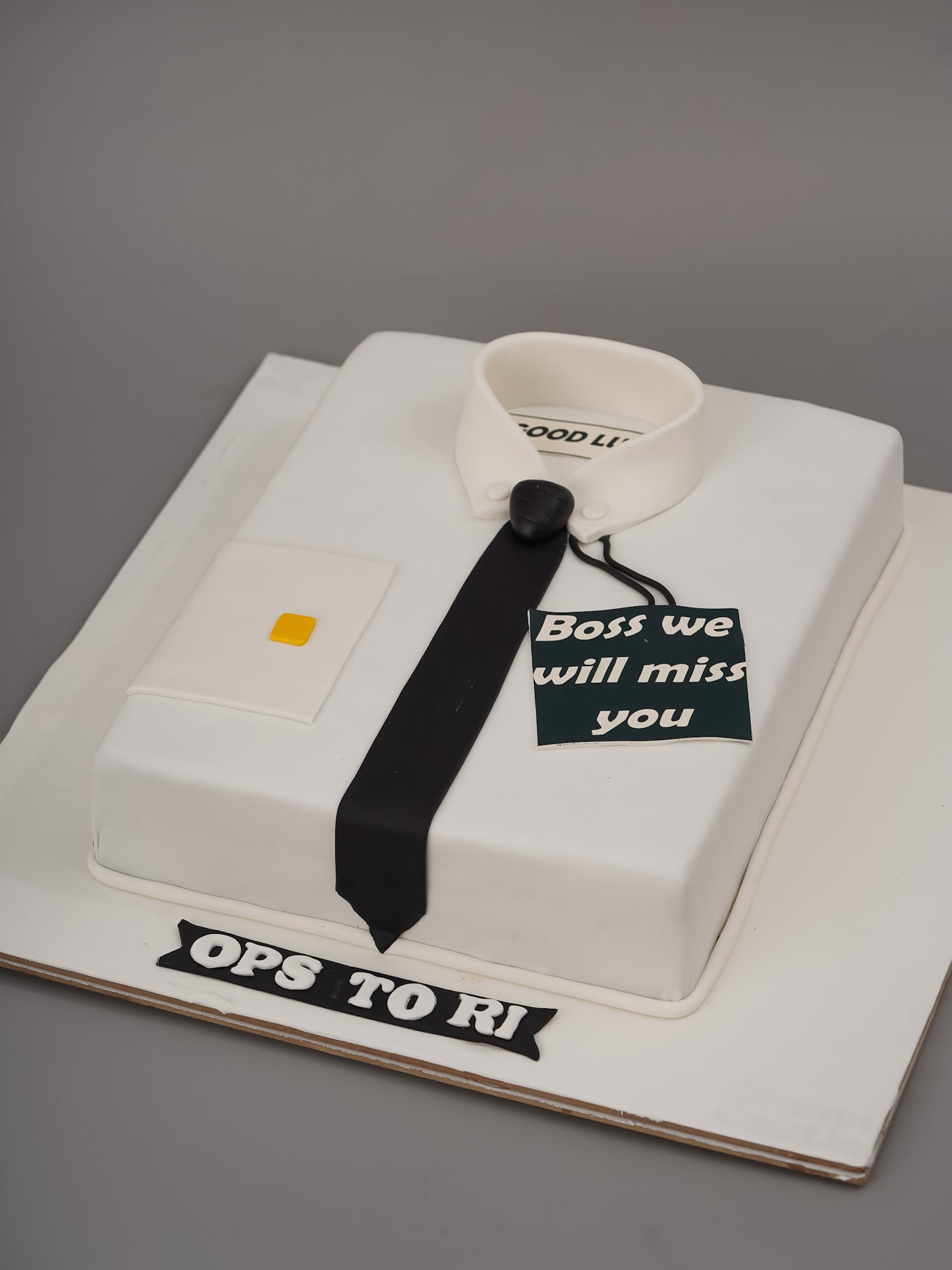 Corporate Gentleman Suit Cake