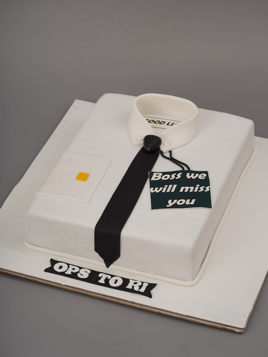 Corporate Gentleman Suit Cake