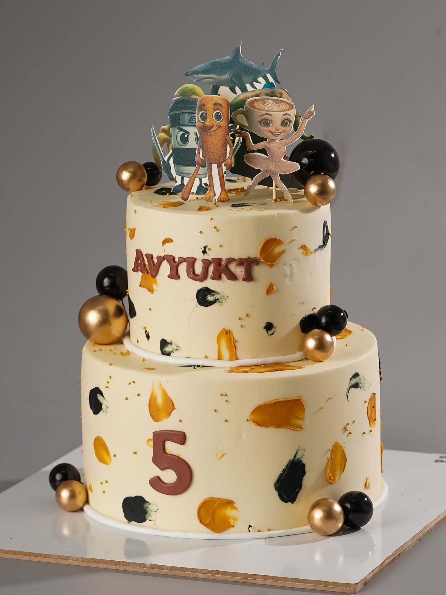 Brainrot Cartoon Kids Cake