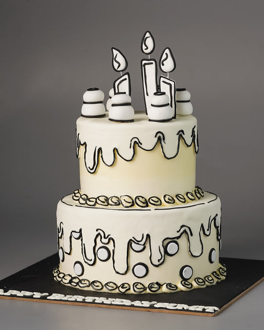 Comic Cartoon Kids Cake