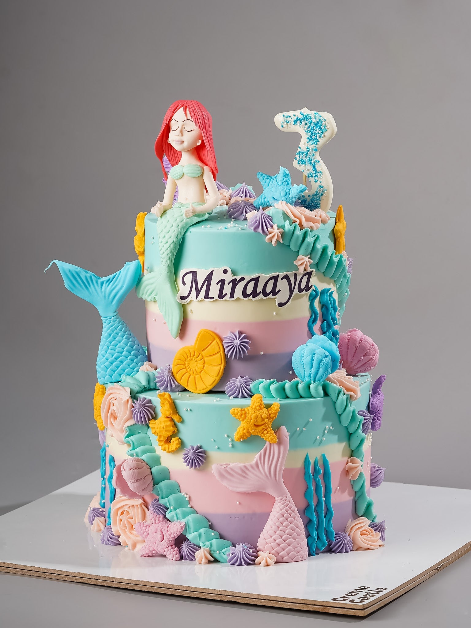 Mermaid Theme Cake