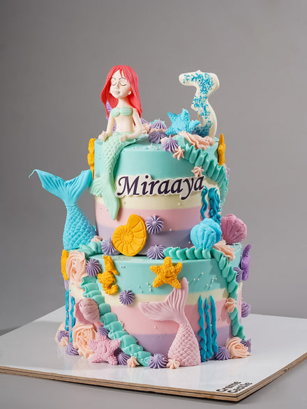 Mermaid Theme Cake