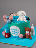 Father Son Teddy Cake
