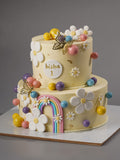 Rainbow Balloon Cake