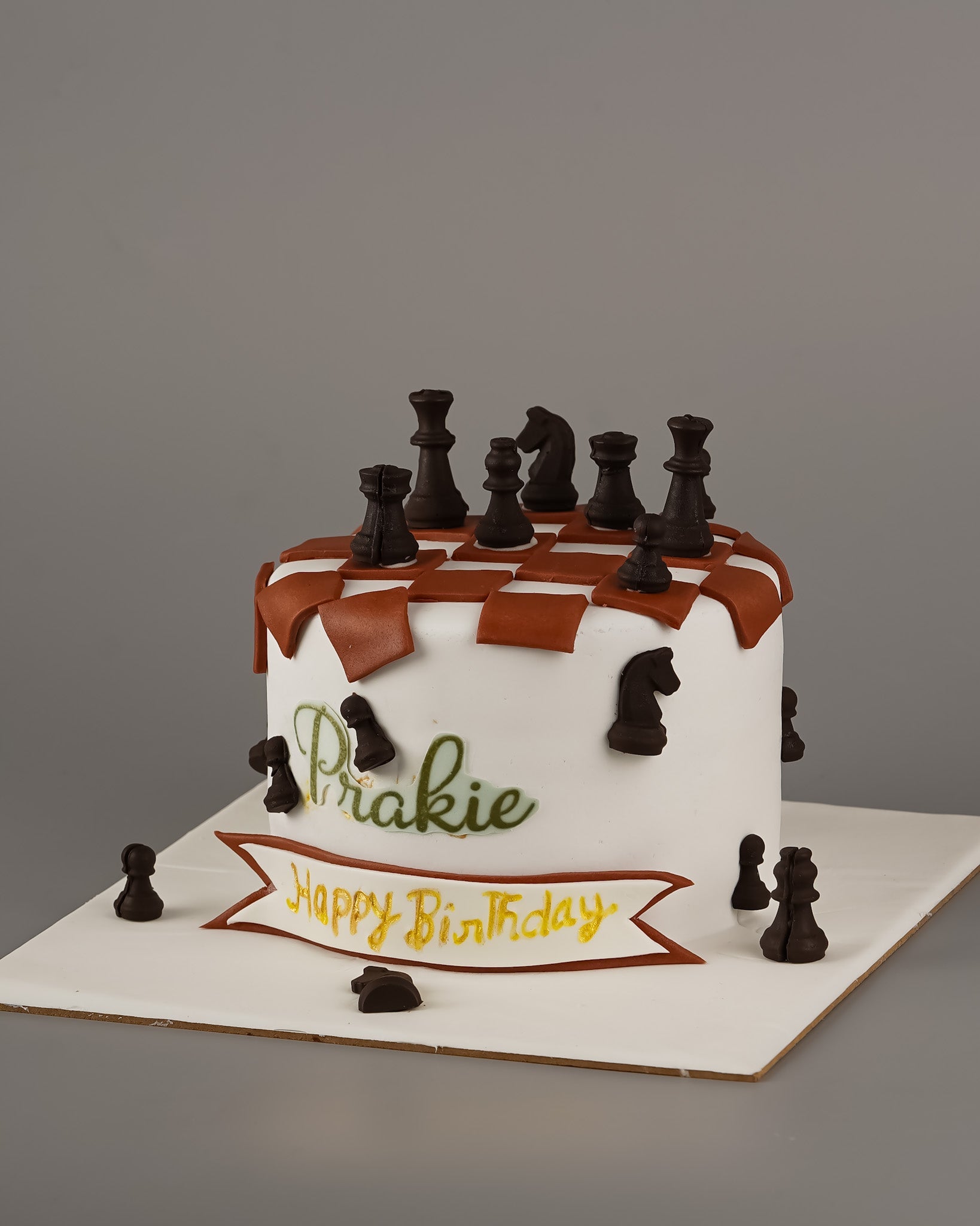 Chess Board Birthday Cake