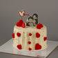 Couple Hearts Love Cake