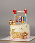 Saree Fashion theme Cake