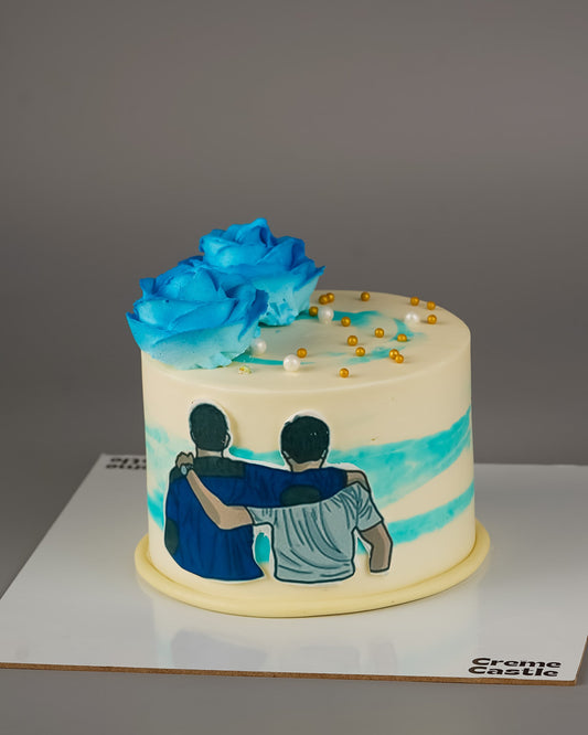 Best Friends Forever Cake