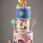 Candyland Marshmallow Tower Birthday Cake