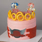 Sonic the Hedgehog Rings Birthday Cake