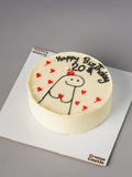 Gen-Z Meme Doodle Birthday Cake