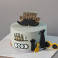Gentleman Luxury Theme Birthday Cake