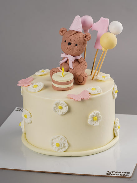 Teddy Balloons Kids Cake