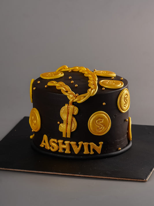 Bitcoin Gold Money Cake