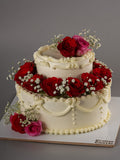 Vintage Real Rose Cake