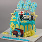 Fire Truck Rescue Cake