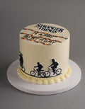 Stranger Things Theme Cake