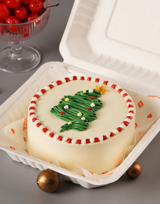 Christmas Tree Bento Cake