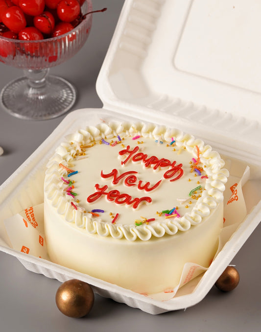 New Year Vintage Bento Cake