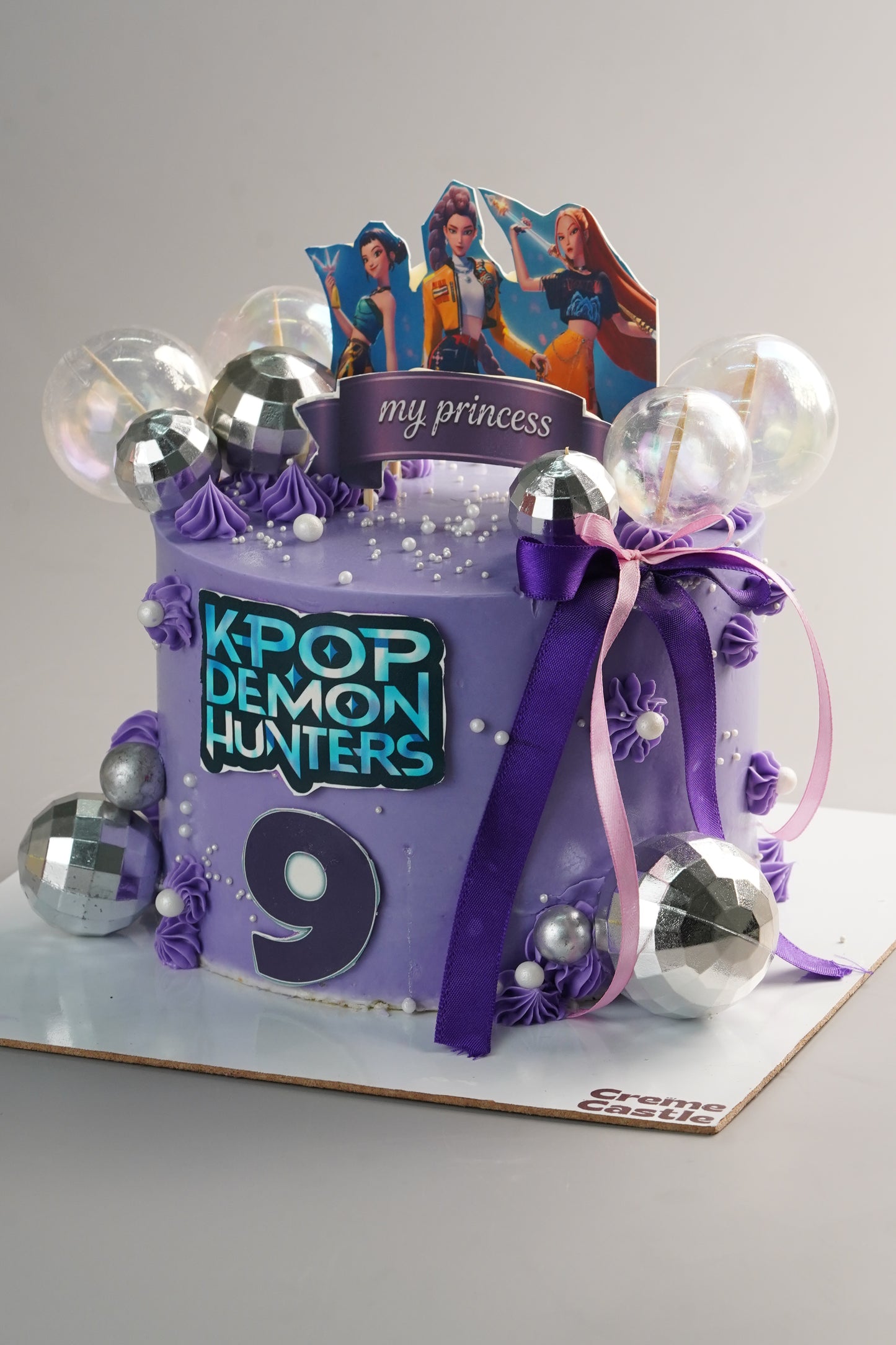 K-Pop Demon Disco Cake
