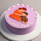 Home Is Where Maa Is Cake - Creme Castle