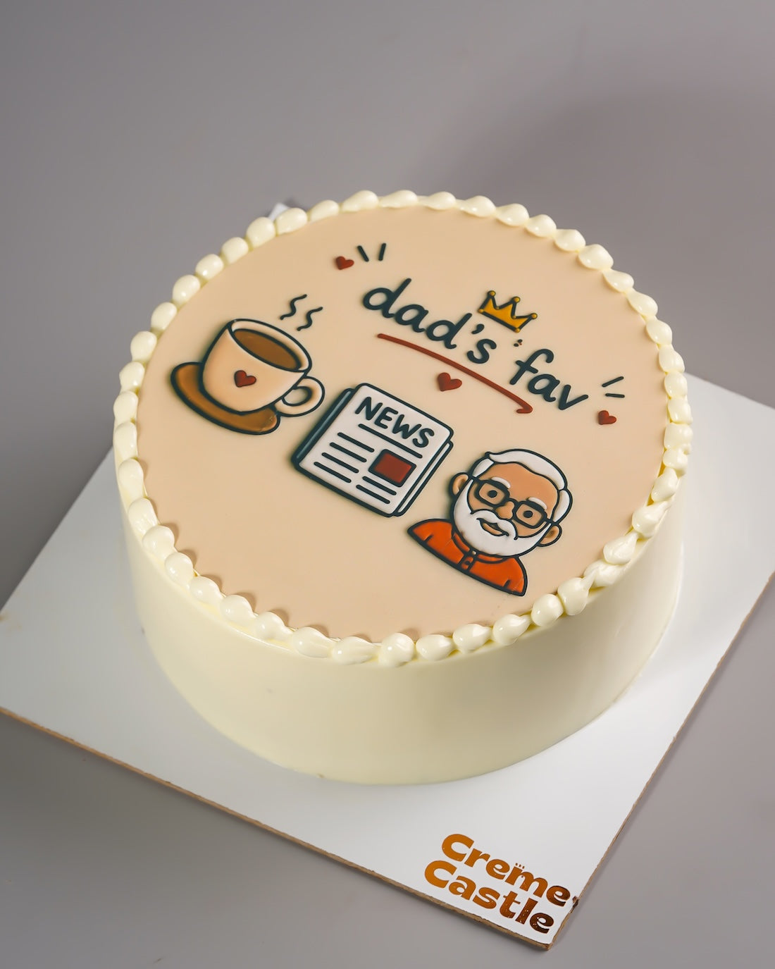Dad's Fav Father's Day Photo Cake