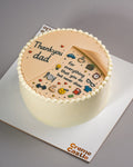 Thank You Dad For Everything Photo Cake