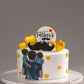 Happy Father's Day Moustache Cake