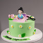 Yoga Day Daisy Garden Cake - Creme Castle