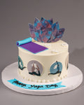 Lotus Yoga Day Cake