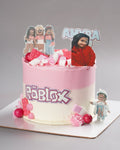 Roblox Pink Photo Cake