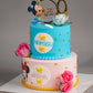 Mickey and Minnie Twins Cake