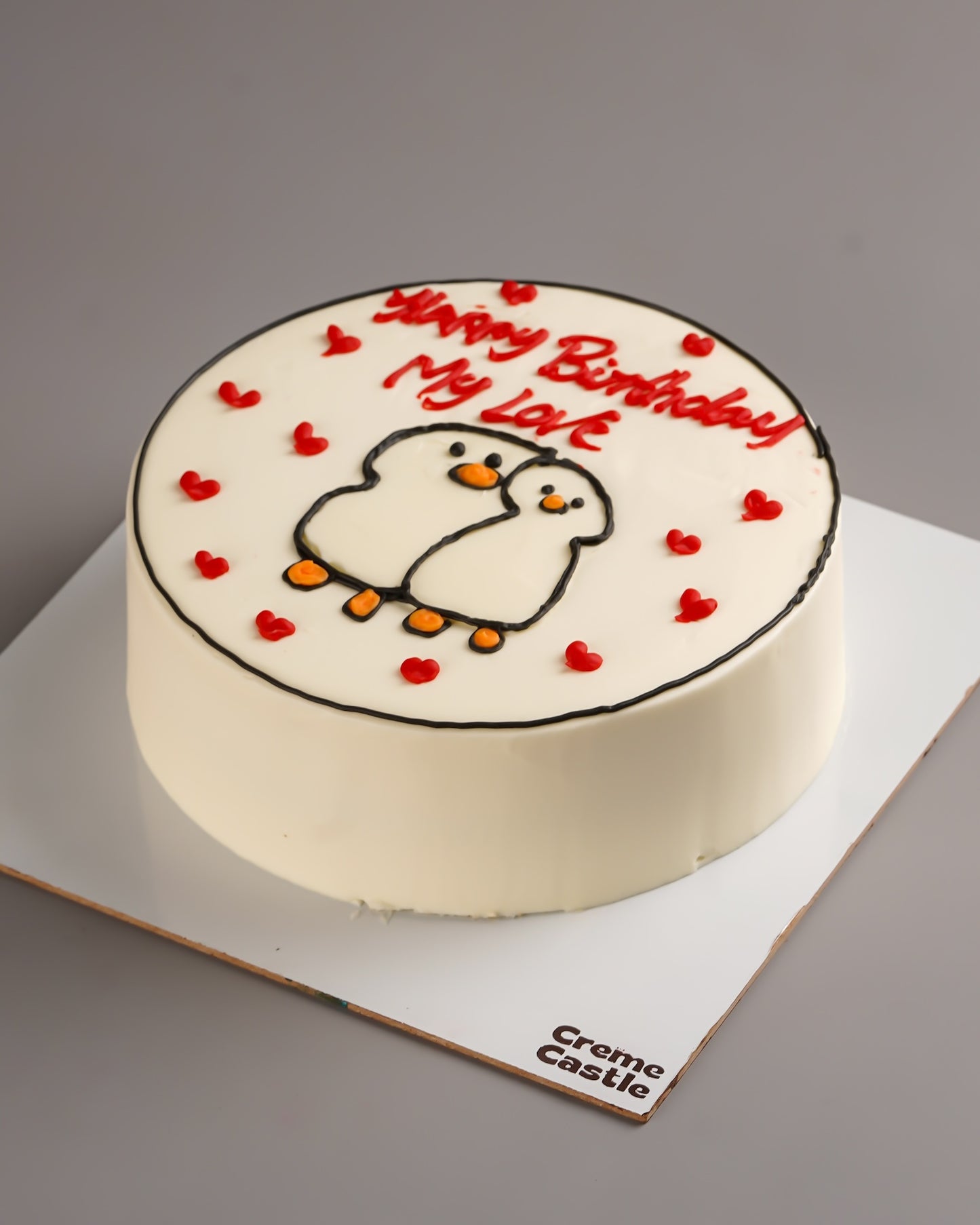 Bubu Dudu Love Doodle Cake