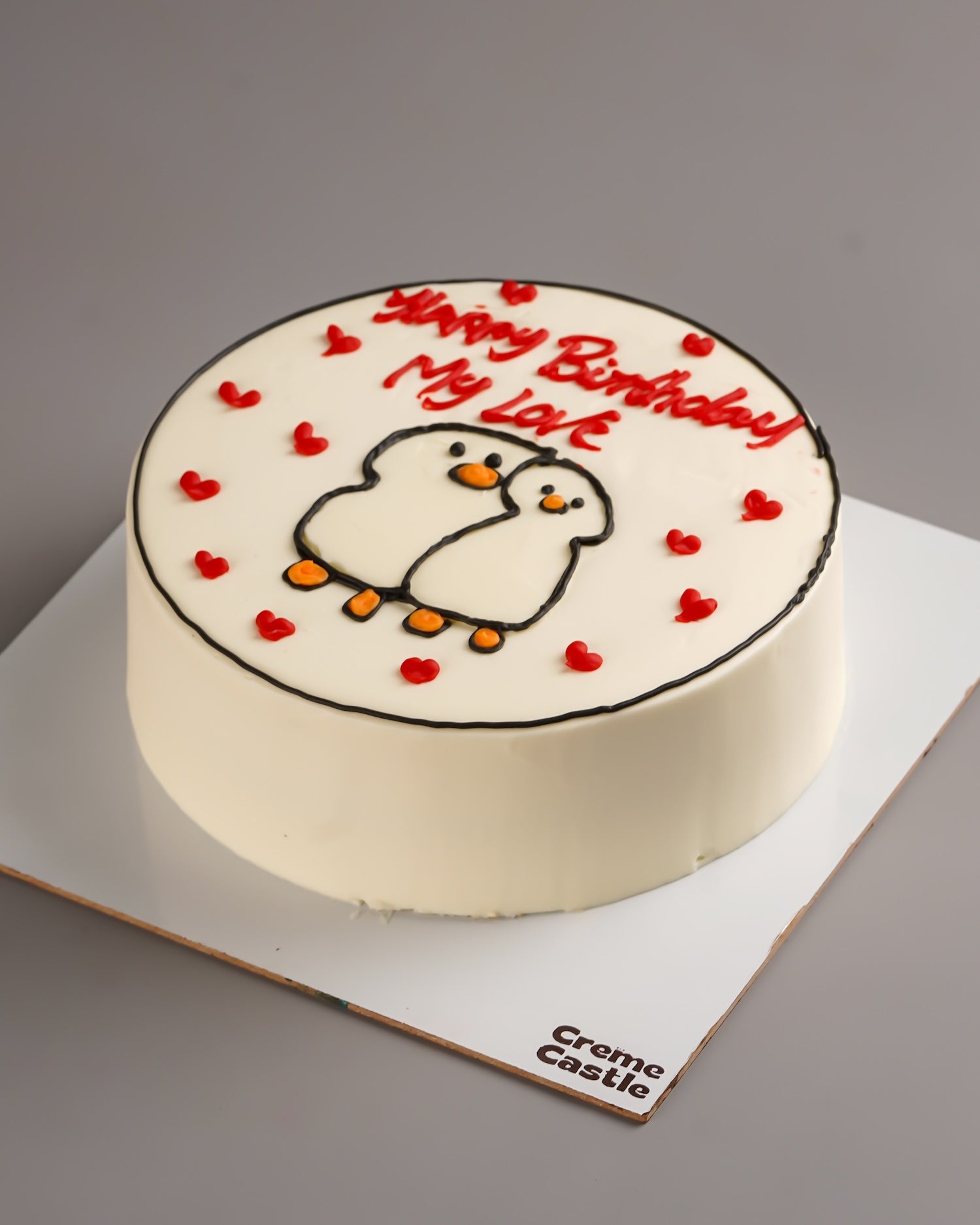 Bubu Dudu Love Doodle Cake