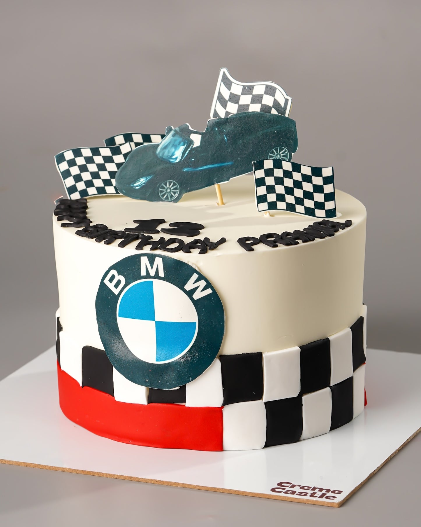 BMW Racing Birthday Cake