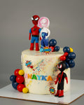 Spider-Verse Birthday Cake
