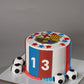 Barcelona FC Football Cake